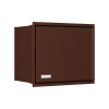 Stockholm Built-In Mailbox in Brown
