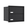 Stockholm for Two Built-In Mailbox - Black