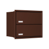 Stockholm for Two Built-In Mailbox in Brown