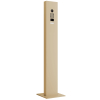 Intercom with pedestal including base plate Smart Doorbird D1101V in Beige