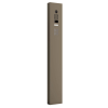 Smart Doorbird D1101KV Intercom with Keypad Module and Pedestal in Beige Gray