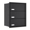 Stockholm for Three Built-In Mailbox in Black