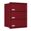 Stockholm for Three Built-In Mailbox in Red