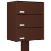 Copenhagen Mailbox System for Three, Brown