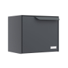 Amsterdam Anthracite Mailbox with Package Compartment
