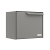 Amsterdam Mailbox with Parcel Compartment in Gray