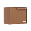 Amsterdam Mailbox with Parcel Compartment in Rust Finish