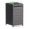 Anna Single Trash Can Storage Box for 120L Bins, Anthracite