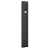 Smart Intercom with Pedestal Mount for Doorbird D1102V in Graphite Black