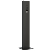 Intercom with Stand Including Base Plate Smart for Two Doorbird D1102V in Graphite Black
