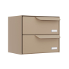 Amsterdam Two-Unit Mailbox in Beige