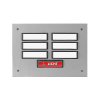 Apartment panel ETA 834 with doorbell for 6 residences.