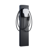 ABL Wallbox EnergizeStand for Two Pedestal with Ground Anchor, Black