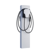 ABL Wallbox EnergizeStand for Two Charging Station Pedestal with Ground Anchor - White