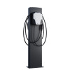 ABL Wallbox EnergizeStand for Two Pedestal with Base Plate - Black