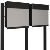 Manhattan Special White for Two Black Mailbox System