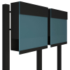 Manhattan Special Blue for Two Black Mailbox