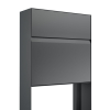 Valencia Freestanding Mailbox in Anthracite