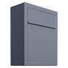 Mailbox Base, Metallic Gray