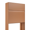 Valencia Freestanding Mailbox in Rust Finish