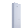 Torrent Freestanding Mailbox in White | Rear Retrieval