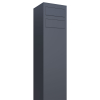 Monolith Mailbox System for Two, Anthracite