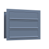 Temino Through-the-Wall Mailbox for Three in Gray