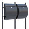 Sunshine for Two Anthracite Mailbox System