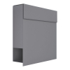 Manhattan Gray Metallic Mailbox