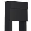 Molto Black Freestanding Mailbox
