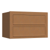 Cube Two-Person Mailbox, Rust