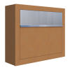 Elegance Rust Mailbox with Stainless Steel Door