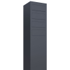 Matera Mailbox System for Four Anthracite | Rear Removal