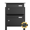 Stellina Two-Unit Mailbox System in Black