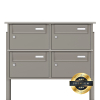Armonia Four-Unit Mailbox in Gray