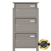 Vento Mailbox System for Three in Gray