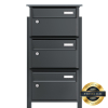 Vento Mailbox System for Three in Anthracite
