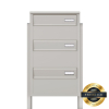 Oliveto Mailbox System for Three in White