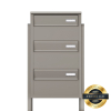 Oliveto Mailbox System for Three in Gray