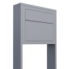 Elegance Freestanding Mailbox, Metallic Gray