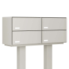 Copenhagen Mailbox System for Four, White