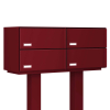 Copenhagen Mailbox System for Four, Red