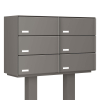 Copenhagen Mailbox System for Six Gray | V
