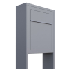 Freestanding Mailbox, Base Gray Metallic