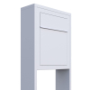 Freestanding Mailbox Base - White