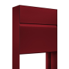 Valencia Freestanding Mailbox in Red