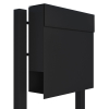 Manhattan Black Freestanding Mailbox