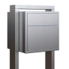 Soprano Stainless Steel Freestanding Mailbox