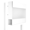 Manhattan Special White Freestanding Mailbox