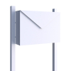 Freestanding Letter Box White